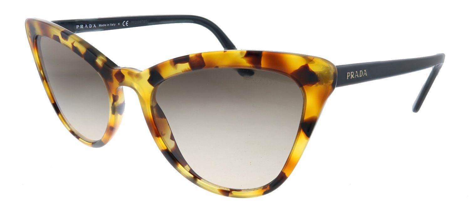 Prada Catwalk PR 01VS UF33D0 Cat-Eye Plastic Havana Sunglasses with Brown Gradient Lens sold by Gaffos product image thumbnail 2