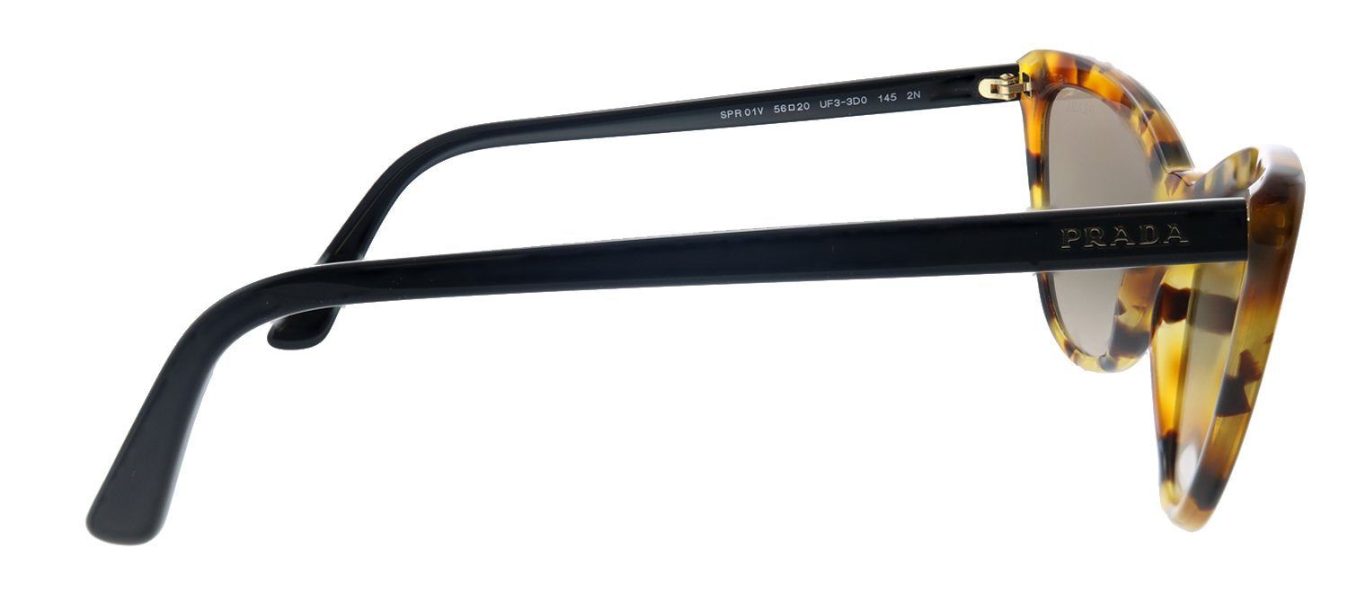 Prada Catwalk PR 01VS UF33D0 Cat-Eye Plastic Havana Sunglasses with Brown Gradient Lens sold by Gaffos product image thumbnail 3