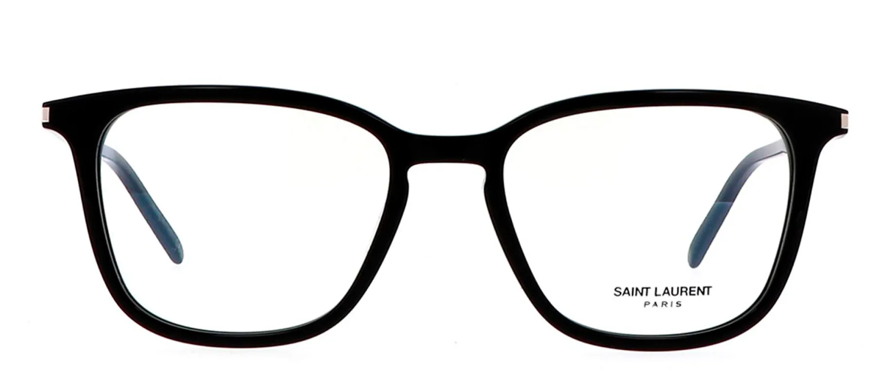 Saint Laurent SL 479O 1 Square Plastic Black Eyeglasses with Logo Stamped Demo Lenses sold by Gaffos