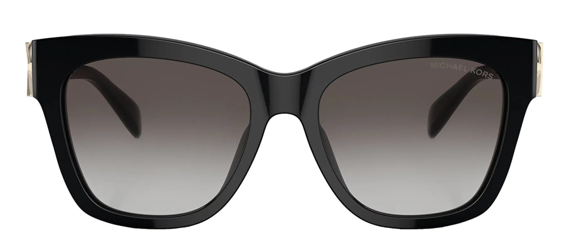 Michael Kors EMPIRE SQUARE MK 2182U 30058G Butterfly Plastic Black Sunglasses with Grey Gradient Lens sold by Gaffos