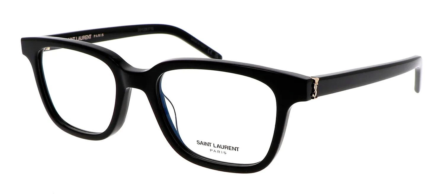 Saint Laurent SL M110O 001 Rectangle Plastic Black Eyeglasses with Clear Lens sold by Gaffos product image thumbnail 2