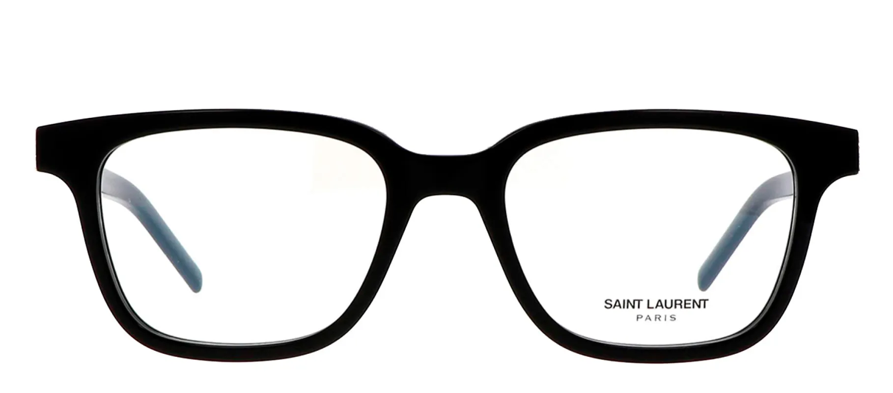 Saint Laurent SL M110O 001 Rectangle Plastic Black Eyeglasses with Clear Lens sold by Gaffos