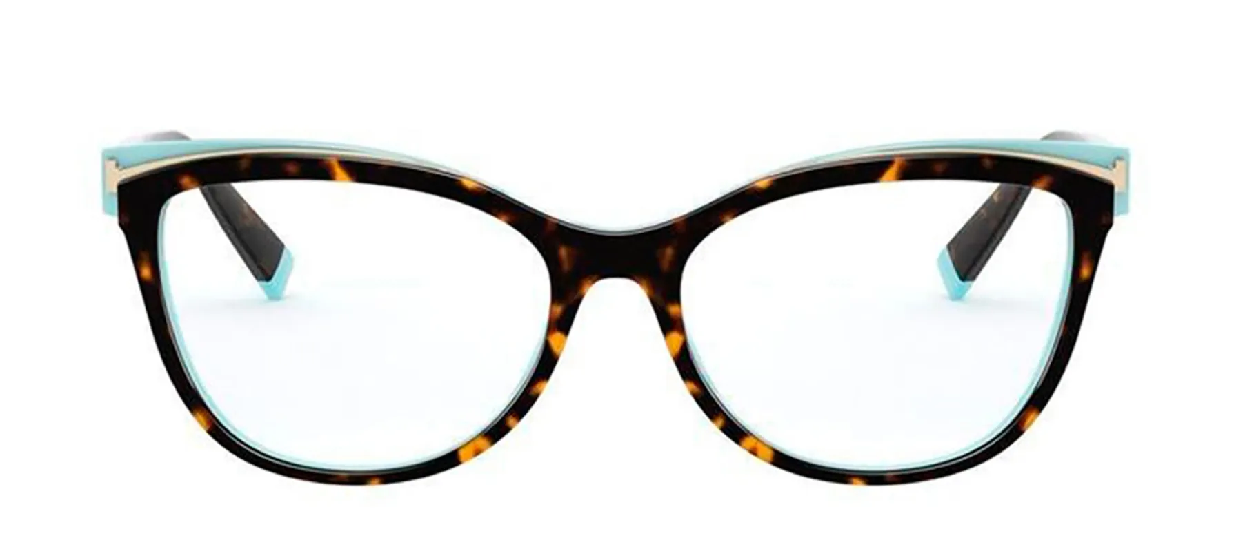 Tiffany & Co. TF 2192 8134 Cat-Eye Plastic Havana Eyeglasses with Logo Stamped Demo Lenses sold by Gaffos