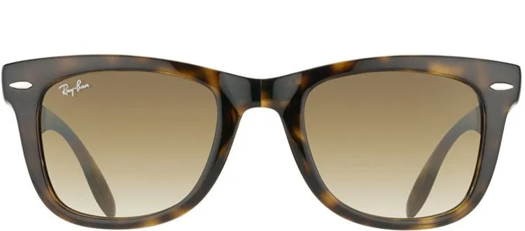 Ray-Ban Folding Wayfarer RB 4105 710/51 Wayfarer Plastic Tortoise/ Havana Sunglasses with Crystal Brown Gradient Lens sold by Gaffos