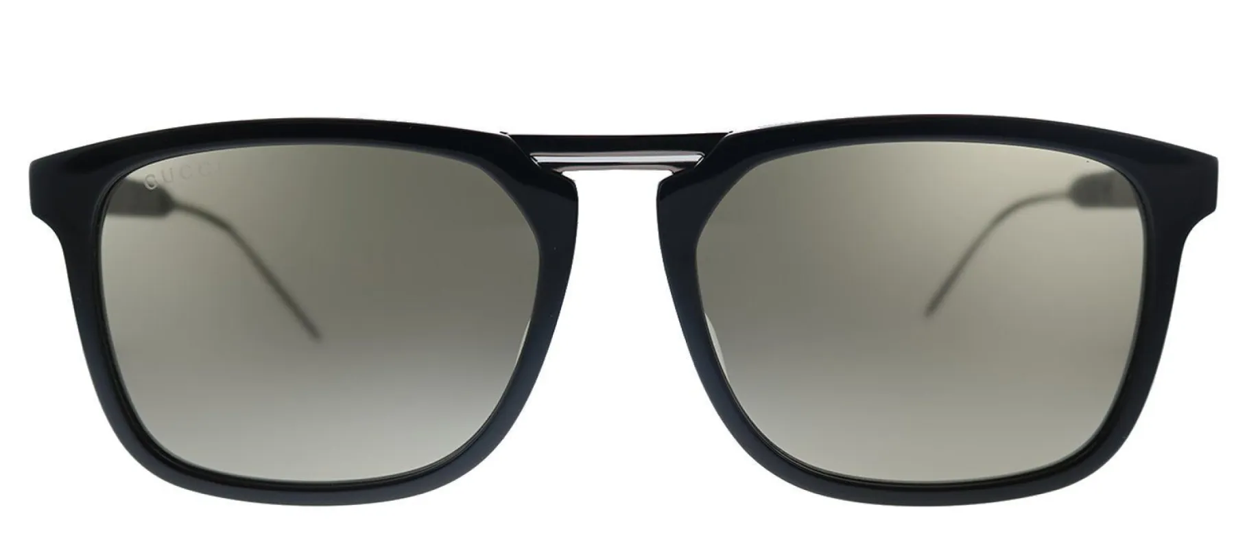 Gucci GG 0842S 002 Rectangle Acetate Black Sunglasses with Brown Lens sold by Gaffos