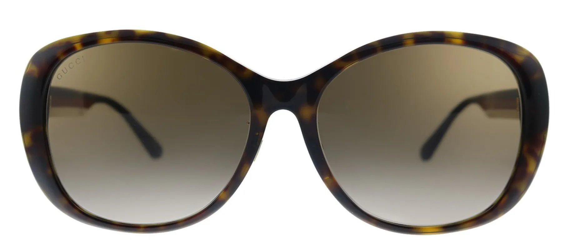 Gucci GG 0849SK 003 Butterfly Acetate Havana Sunglasses with Brown Gradient Lens sold by Gaffos