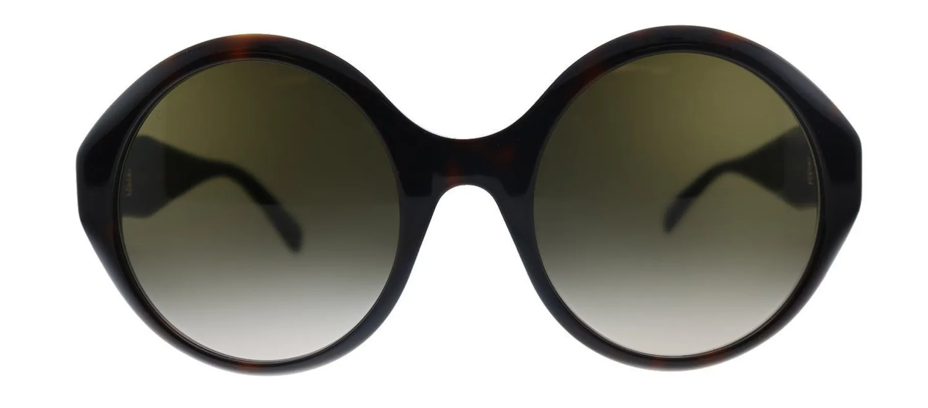 Gucci GG 0797S 002 Round Acetate Havana Sunglasses with Brown Gradient Lens sold by Gaffos