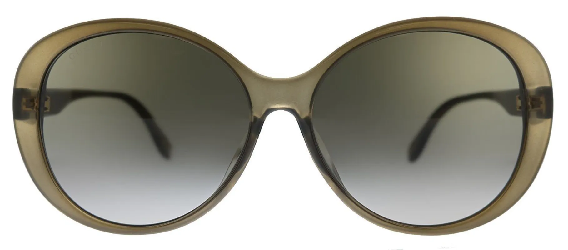 Gucci GG 0793SK 002 Round Acetate Brown Sunglasses with Brown Gradient Lens sold by Gaffos