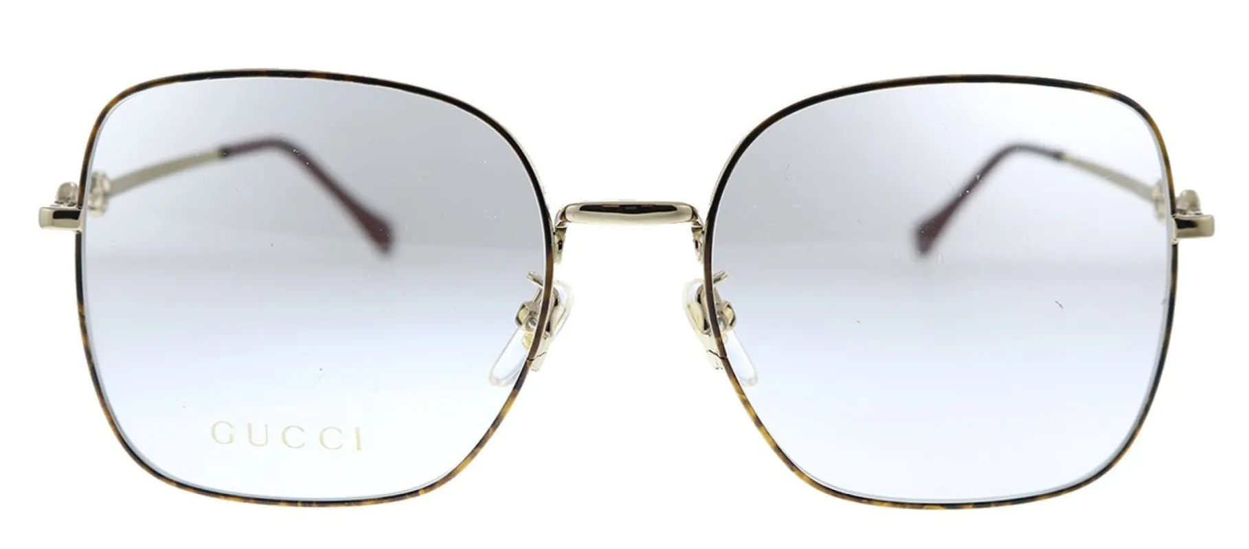 Gucci GG 0883OA 002 Square Metal Gold Eyeglasses with Demo Lens sold by Gaffos