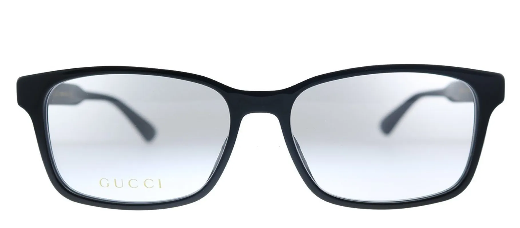 Gucci GG 0826O 004  Rectangle Acetate Black Eyeglasses with Demo Lens sold by Gaffos