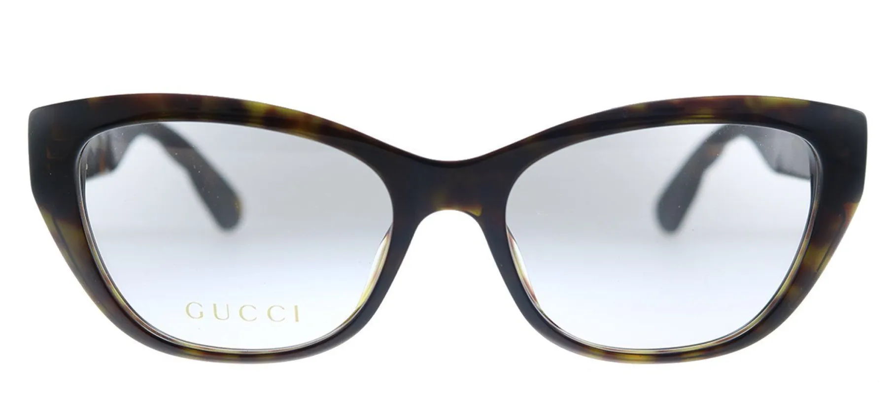 Gucci GG 0813O 002 Cat-Eye Acetate Havana Eyeglasses with Demo Lens sold by Gaffos