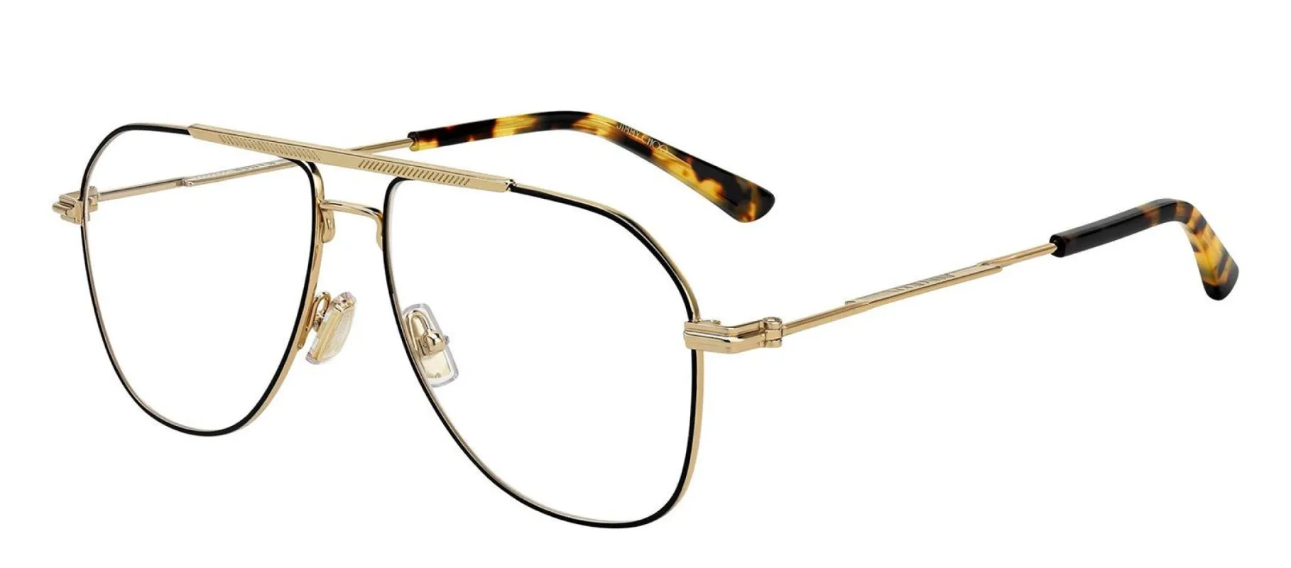 Jimmy Choo JC M005 06J Pilot Metal Gold Eyeglasses with Demo Lens sold by Gaffos