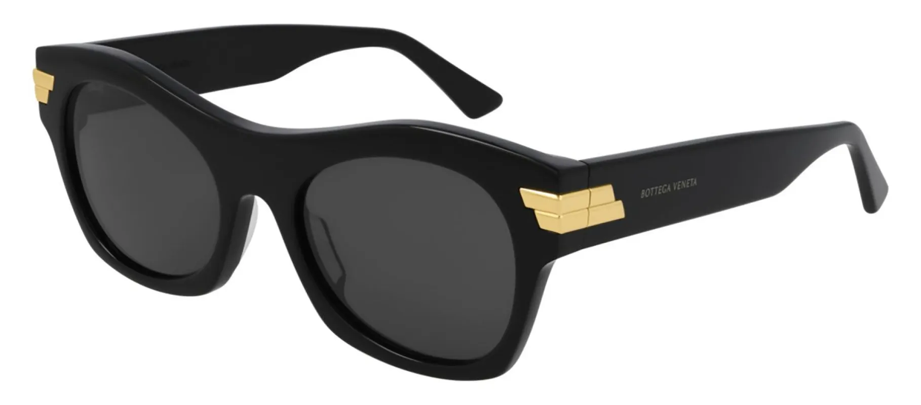 Bottega Veneta BV 1103S 001 Square Acetate Black Sunglasses with Grey Lens sold by Gaffos