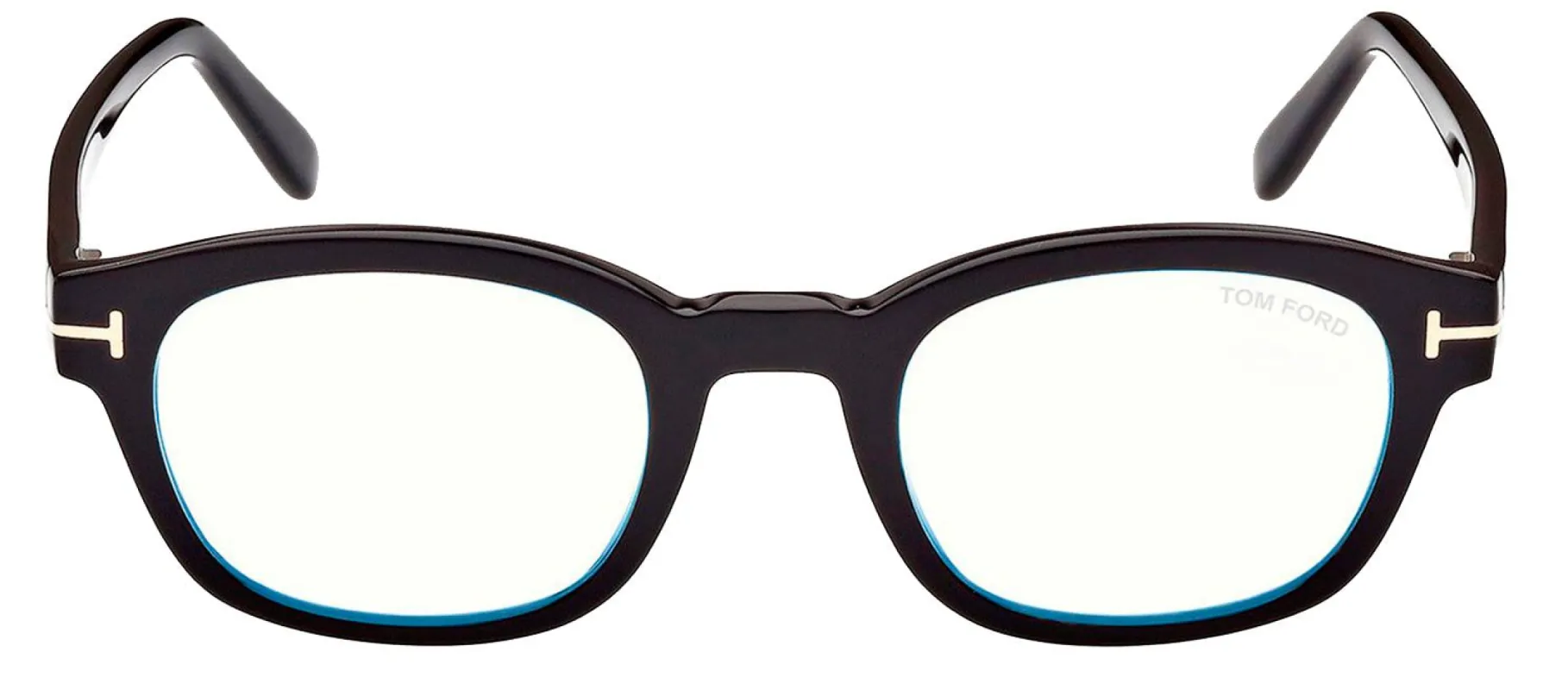 Tom Ford FT 5808-B 001 Square Plastic Black Eyeglasses with Clear Lens sold by Gaffos