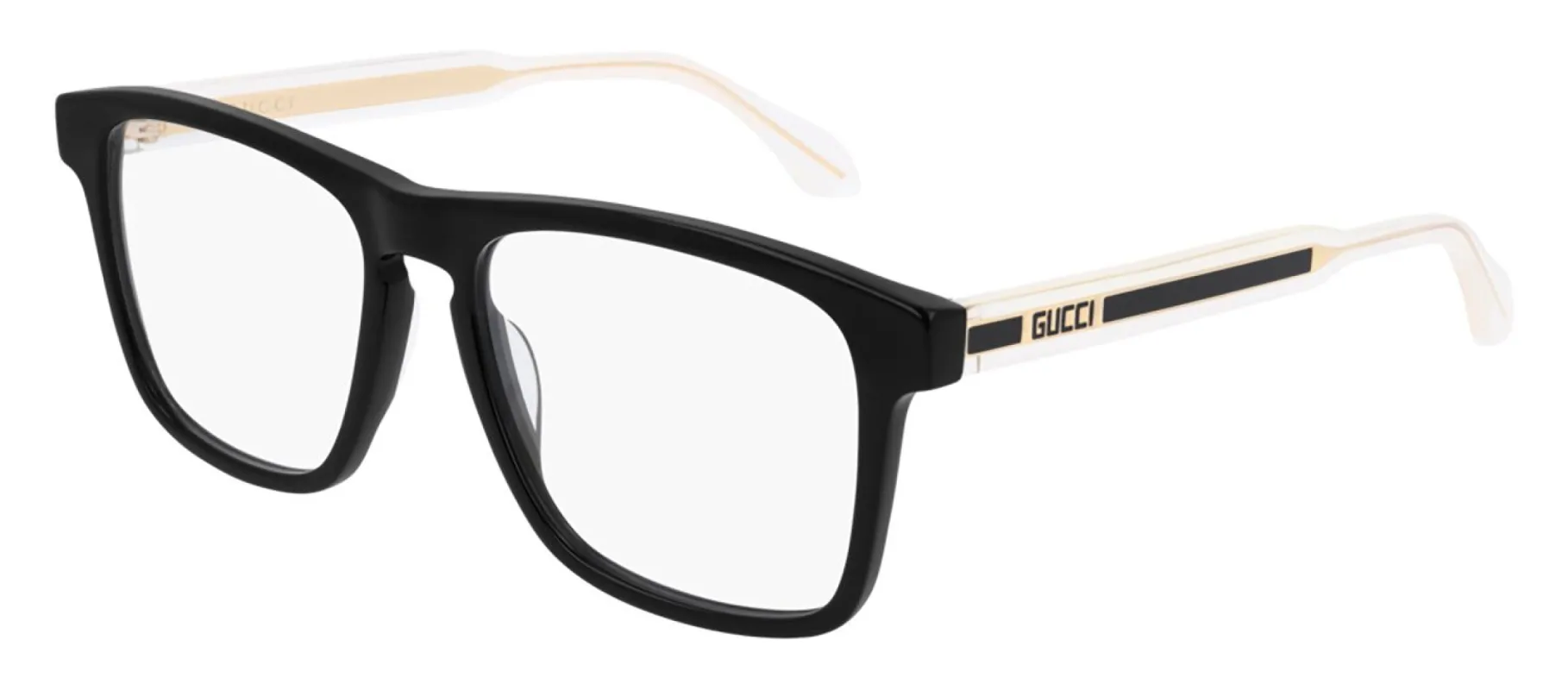 Gucci GG 0561ON 001 Square Acetate Black Eyeglasses with Demo Lens sold by Gaffos