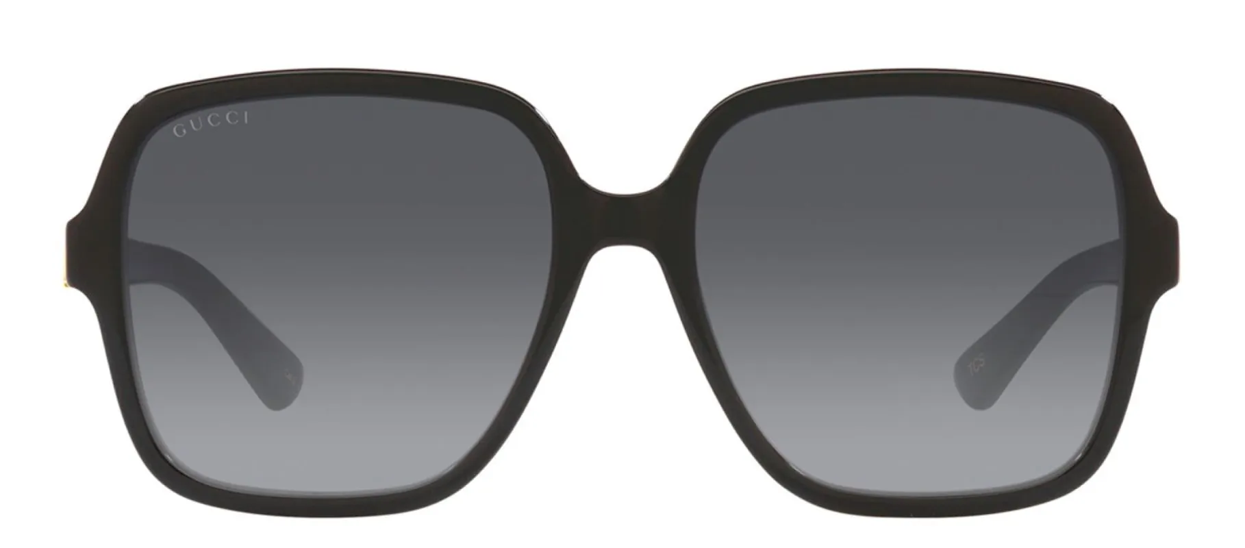 Gucci GG 1189S 002 Square Plastic Black Sunglasses with Grey Gradient Lens sold by Gaffos