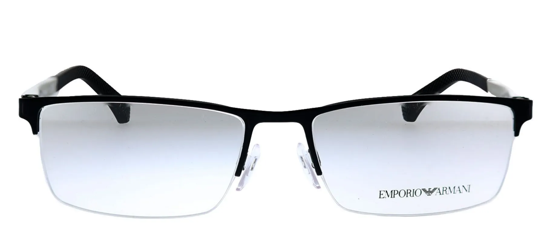 Emporio Armani EA 1041 3094 Rectangle Metal Black Eyeglasses with Demo Lens made by Emporio Armani