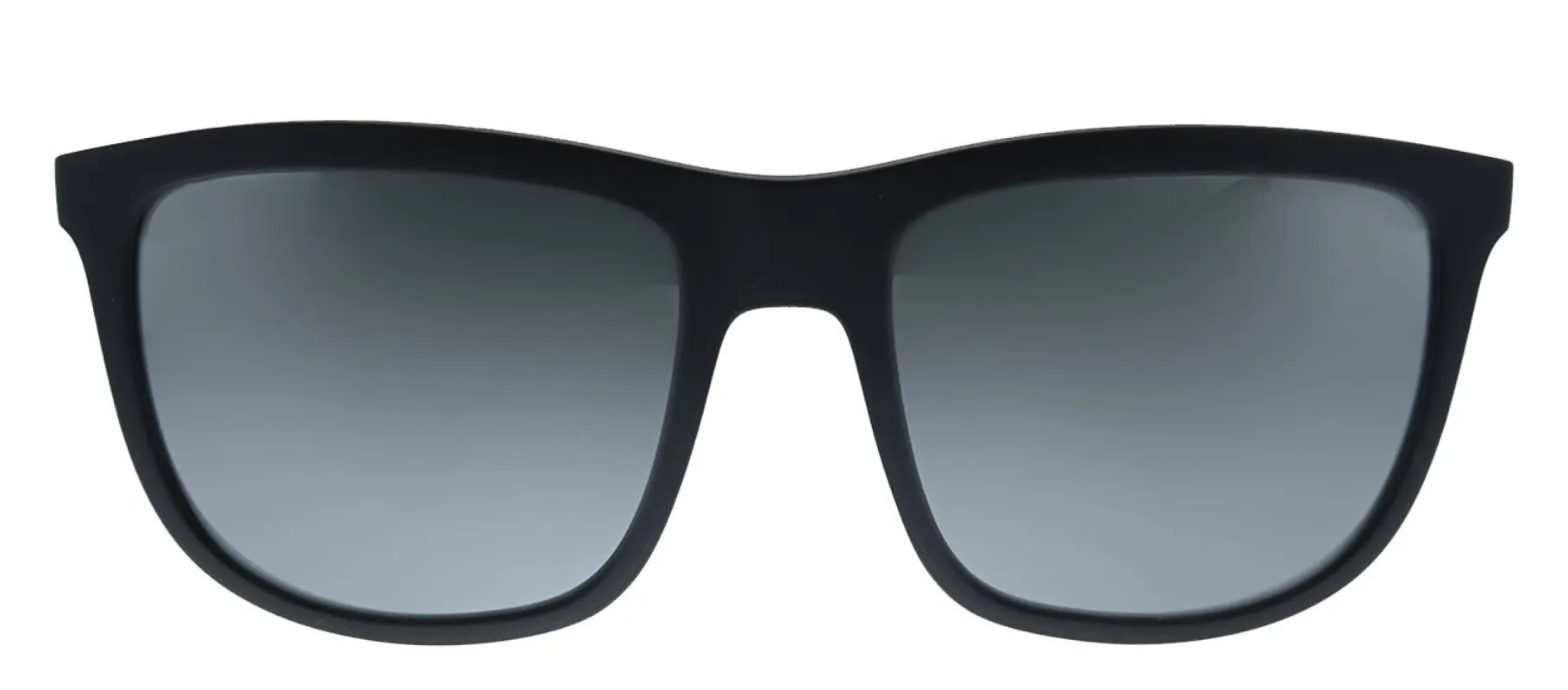 Armani Exchange AX 4093S 8078Z3 Square Plastic Black Sunglasses with Silver Mirror Lens sold by Gaffos