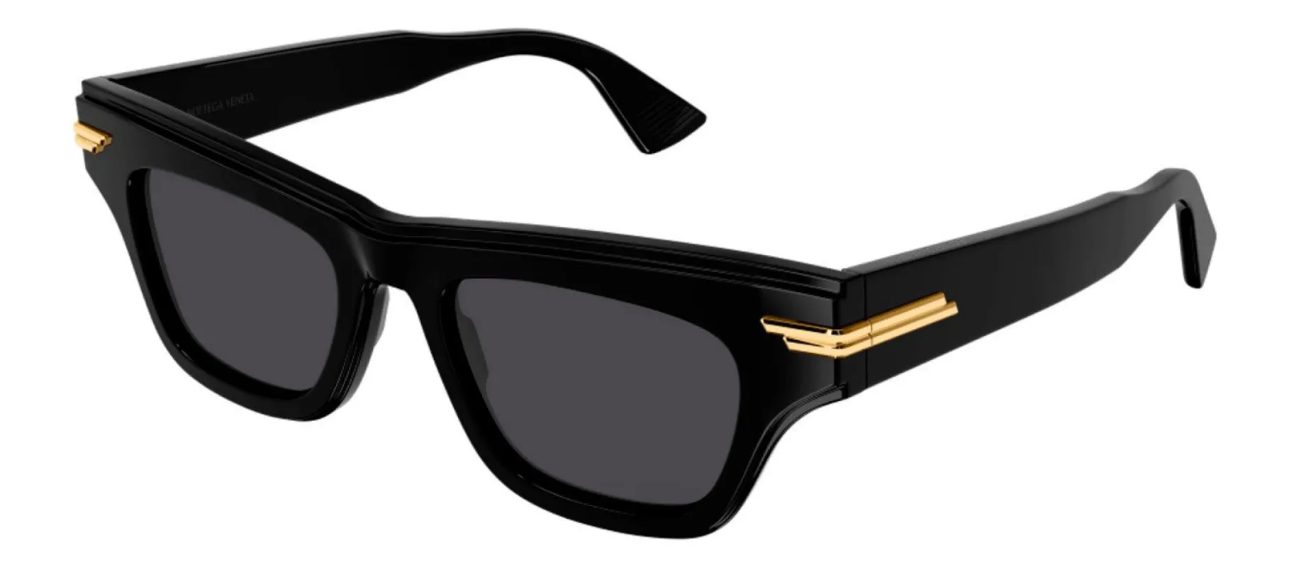 Bottega Veneta BV 1122S 001 Cat-Eye Plastic Black Sunglasses with Grey Lens sold by Gaffos