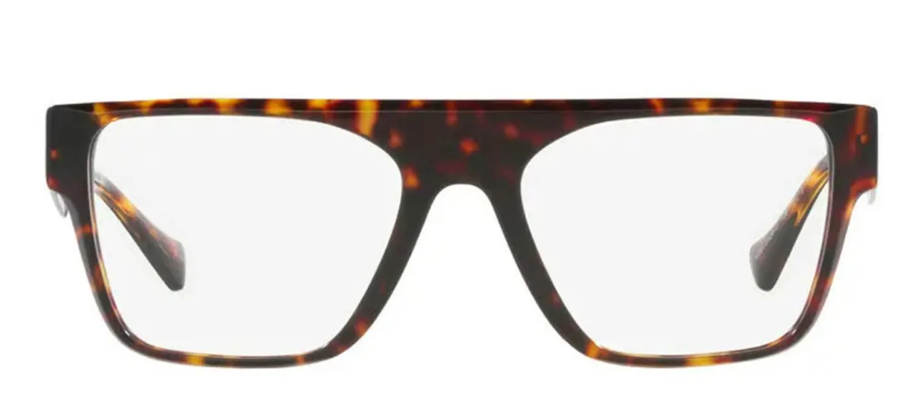 Versace VE 3326U 108 Rectangle Plastic Havana Eyeglasses with Logo Stamped Demo Lenses sold by Gaffos