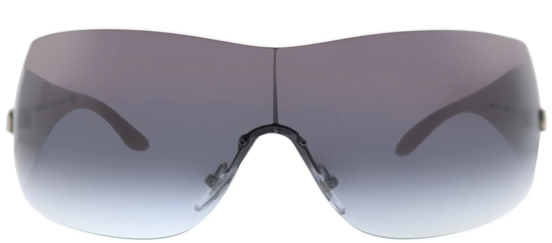 Versace VE 2054 10008G Shield Plastic Silver Sunglasses with Grey Gradient Lens sold by Gaffos