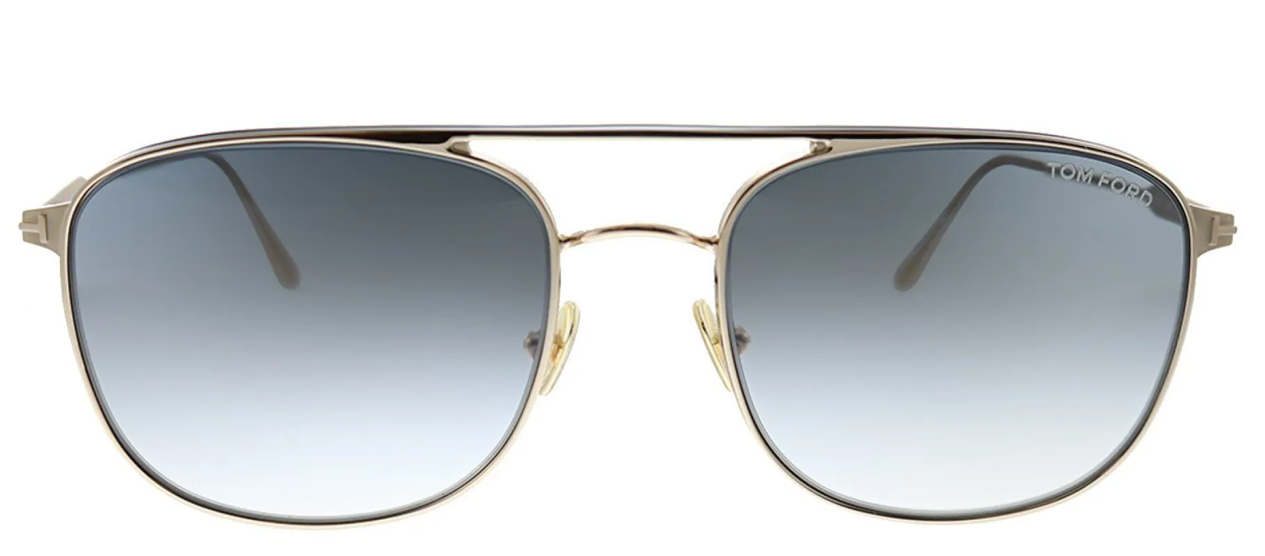 Tom Ford Jake TF 827 28B Aviator Metal Gold Sunglasses with Grey Gradient Lens sold by Gaffos