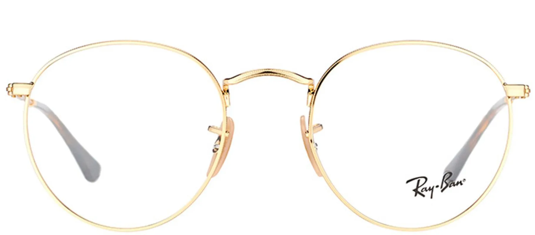 Ray-Ban RX 3447V 2500 Round Metal Gold Eyeglasses with Demo Lens sold by Gaffos