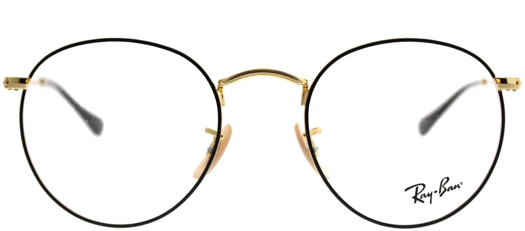 Ray-Ban RX 3447V 2991 Round Metal Gold Eyeglasses with Demo Lens sold by Gaffos