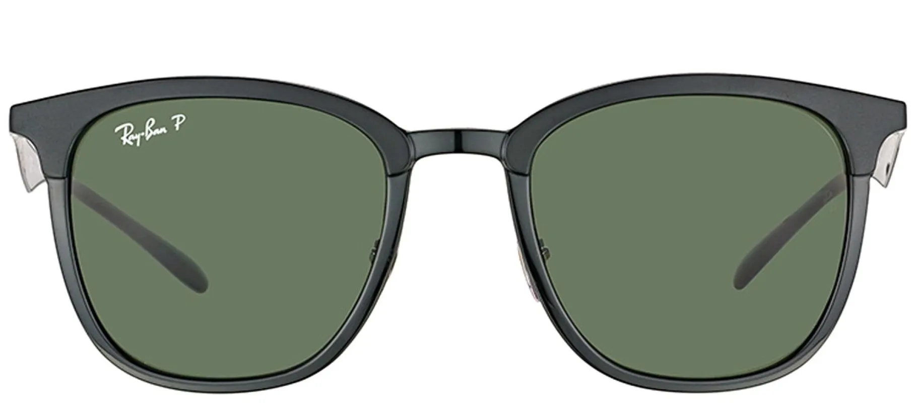 Ray-Ban RB 4278 62829A Square Plastic Black Sunglasses with Green Polarized Lens sold by Gaffos