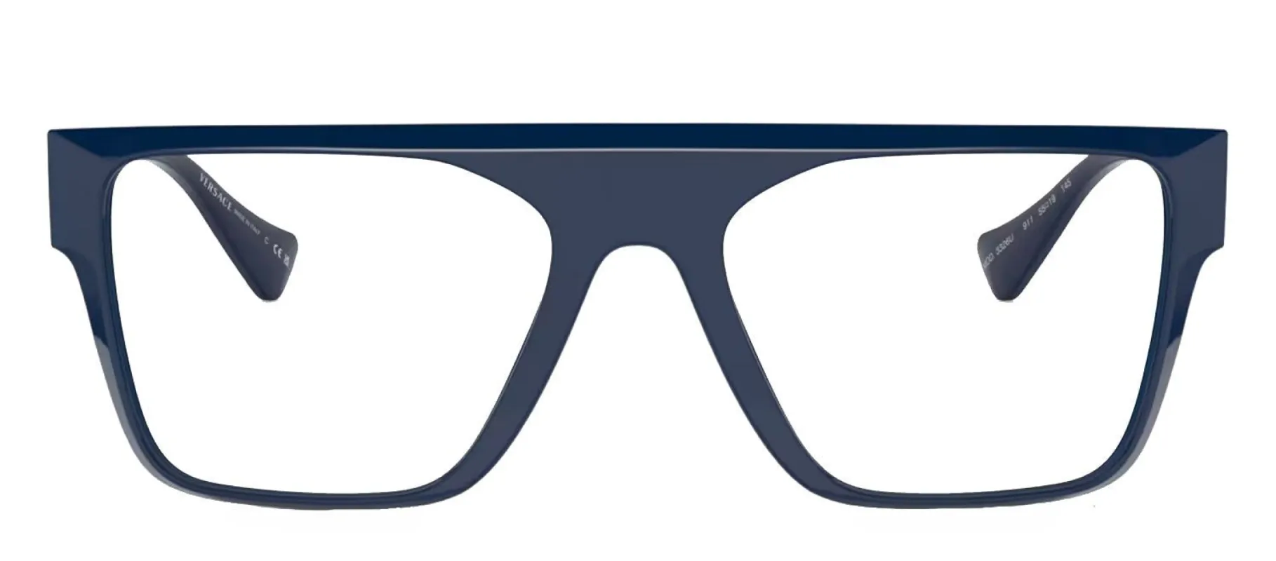 Versace VE 3326U 911 Rectangle Plastic Blue Eyeglasses with Logo Stamped Demo Lenses sold by Gaffos
