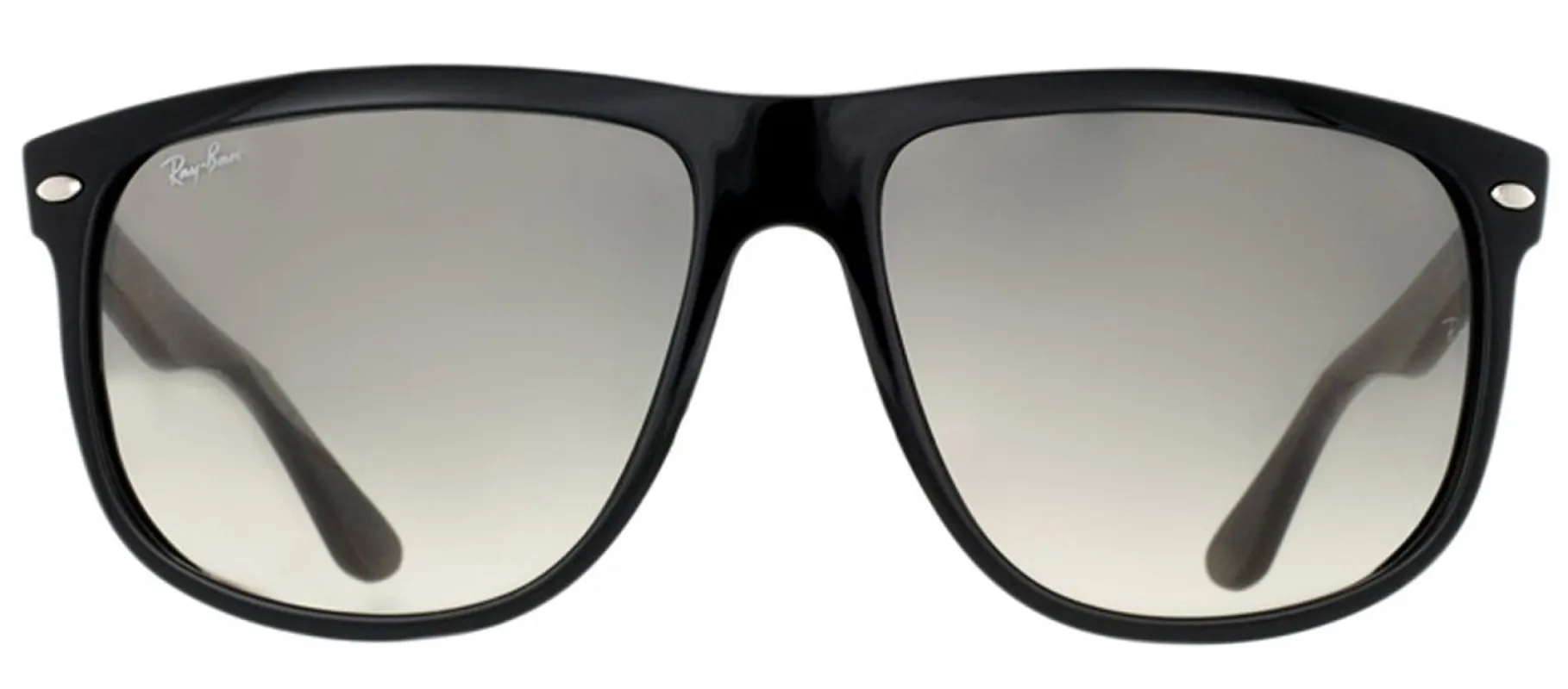 Ray-Ban Boyfriend RB 4147 601/32 Square Plastic Black Sunglasses with Grey Lens sold by Gaffos