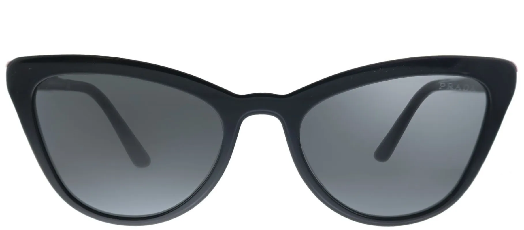 Prada Catwalk PR 01VS 1AB5S0 Cat-Eye Plastic Black Sunglasses with Grey Lens sold by Gaffos