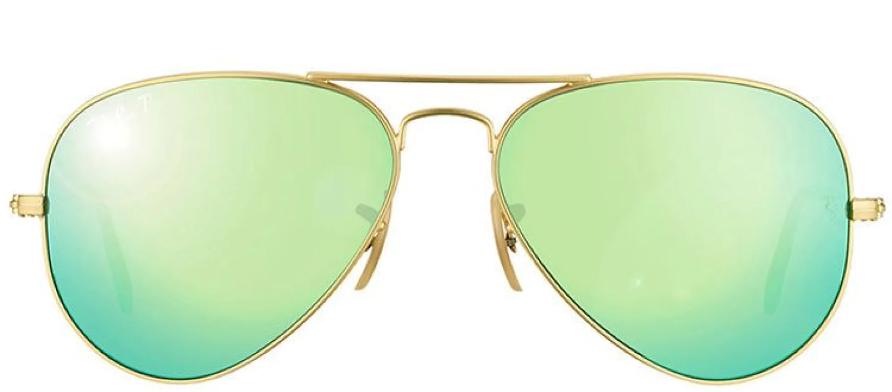 Ray-Ban RB 3025 112/P9 Aviator Metal Gold Sunglasses with Green Polarized Lens sold by Gaffos