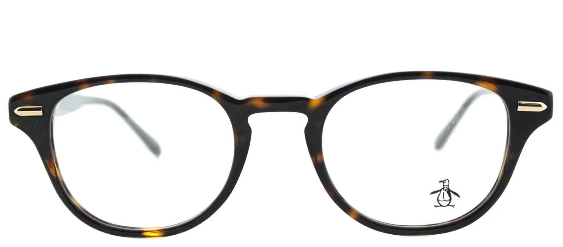 Original Penguin PE Murphy TO Round Plastic Tortoise/ Havana Eyeglasses with Demo Lens made by Gaffos