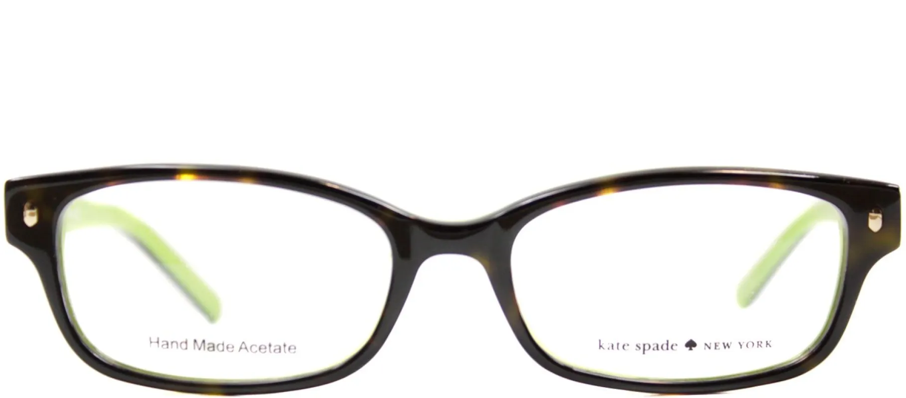 Kate Spade KS Lucyann DV2 Rectangle Plastic Tortoise/ Havana Eyeglasses with Demo Lens sold by Gaffos