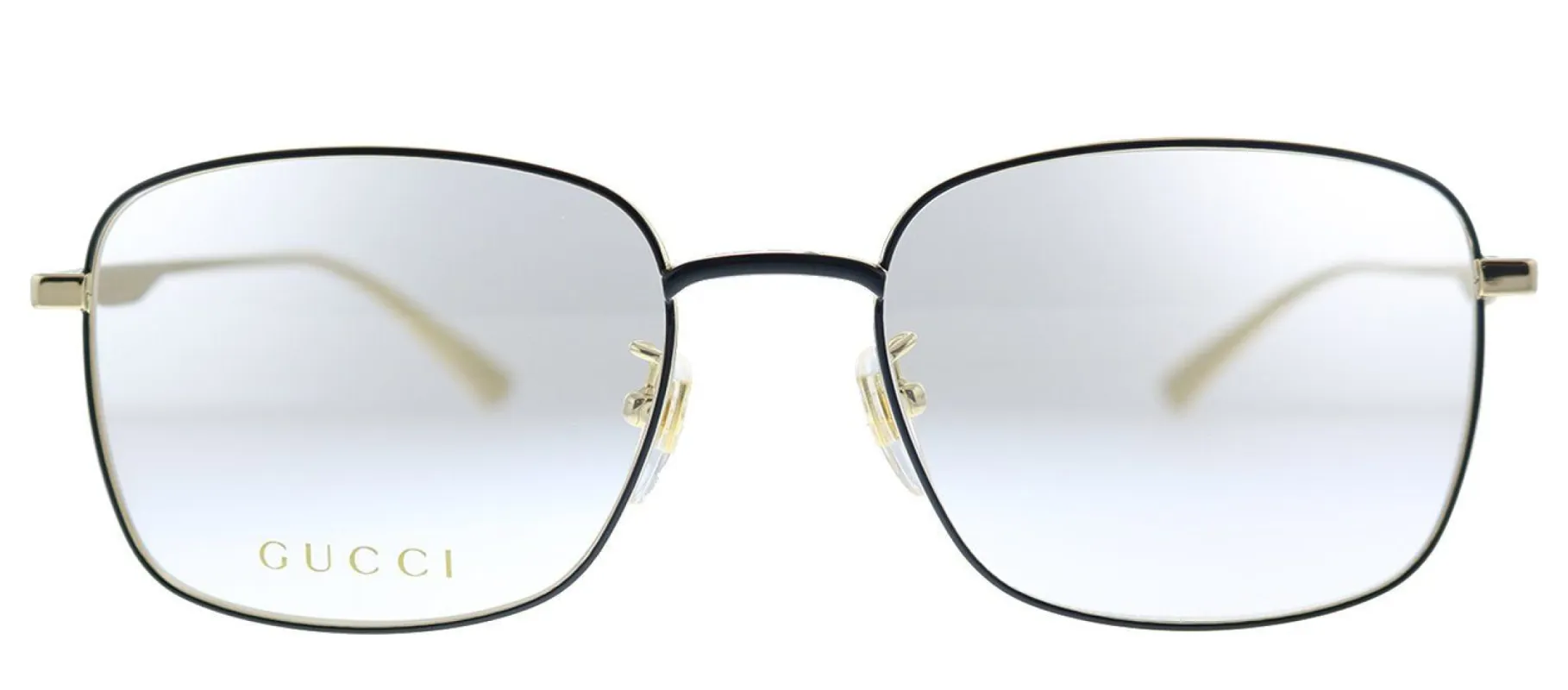 Gucci GG 0869OA 003 Rectangle Metal Black Eyeglasses with Demo Lens sold by Gaffos