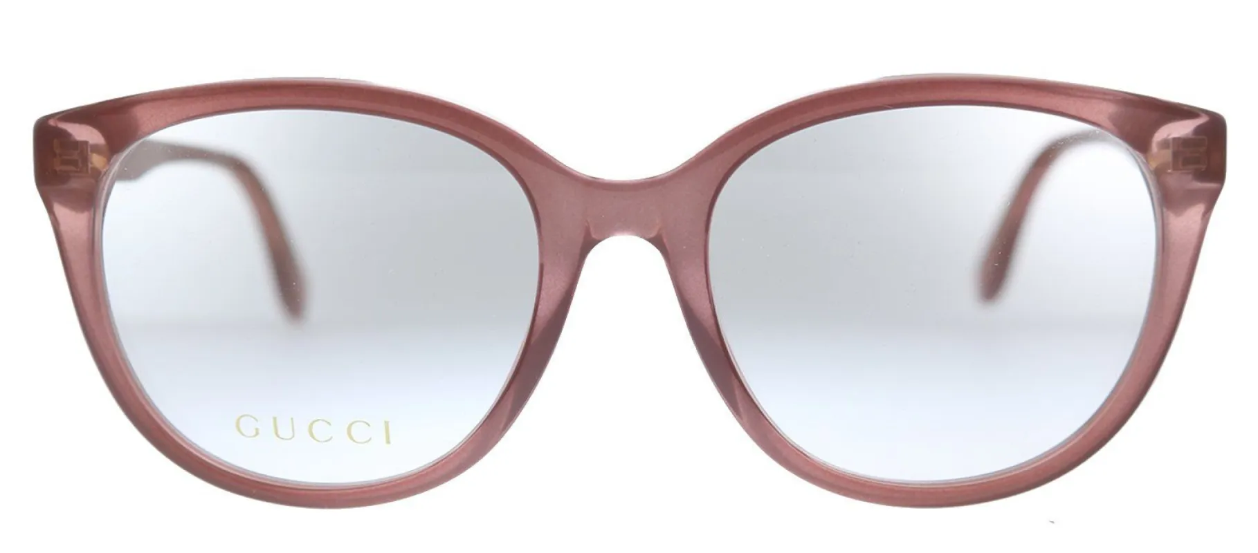 Gucci GG 0791O 003 Rectangle Acetate Pink Eyeglasses with Demo Lens sold by Gaffos