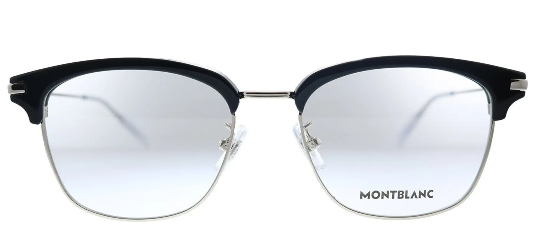 MontBlanc MB 0141OK 001 Rectangle Metal Silver Eyeglasses with Demo Lens sold by Gaffos