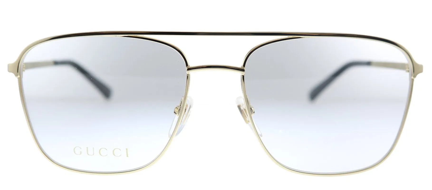 Gucci GG 0833O 002 Aviator Metal Gold Eyeglasses with Demo Lens sold by Gaffos