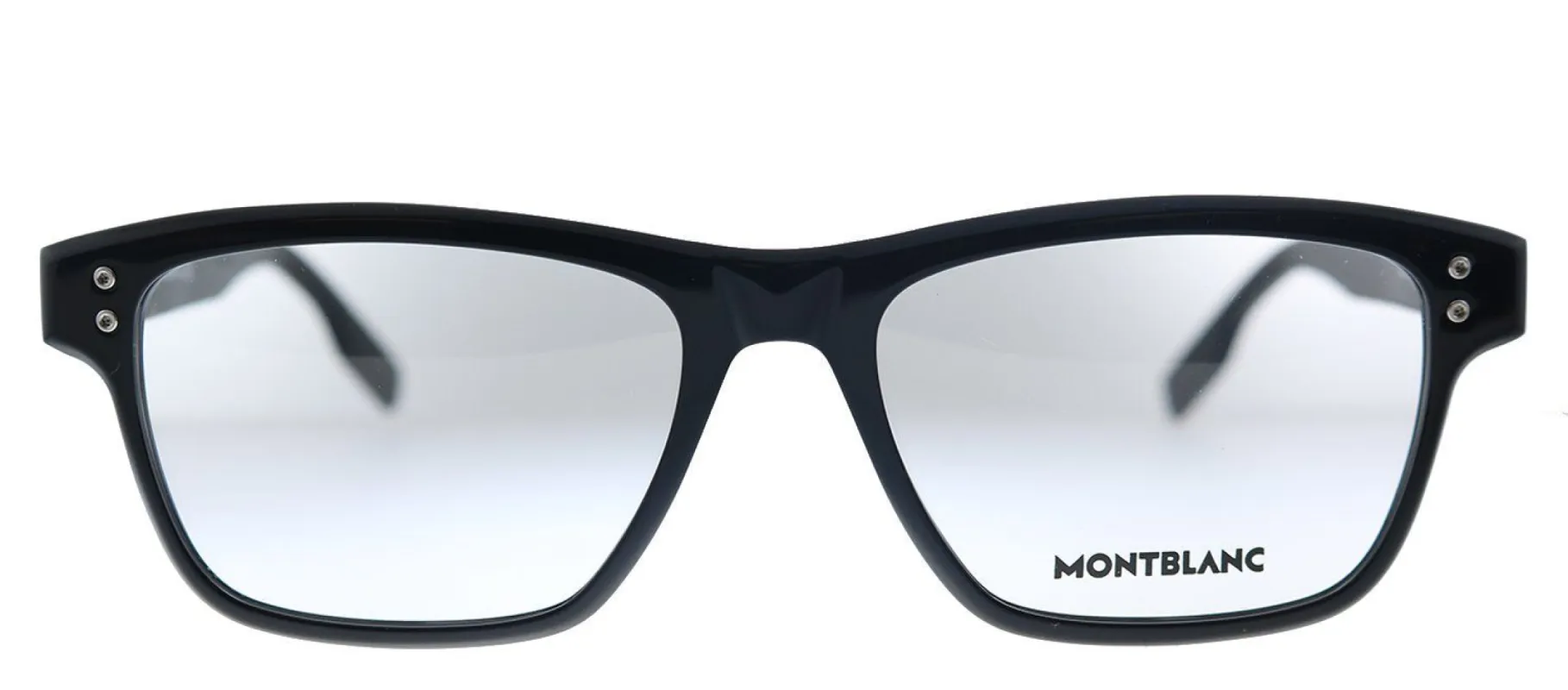 Montblanc MB 0125O 005 Rectangle Acetate Black Eyeglasses with Demo Lens sold by Gaffos