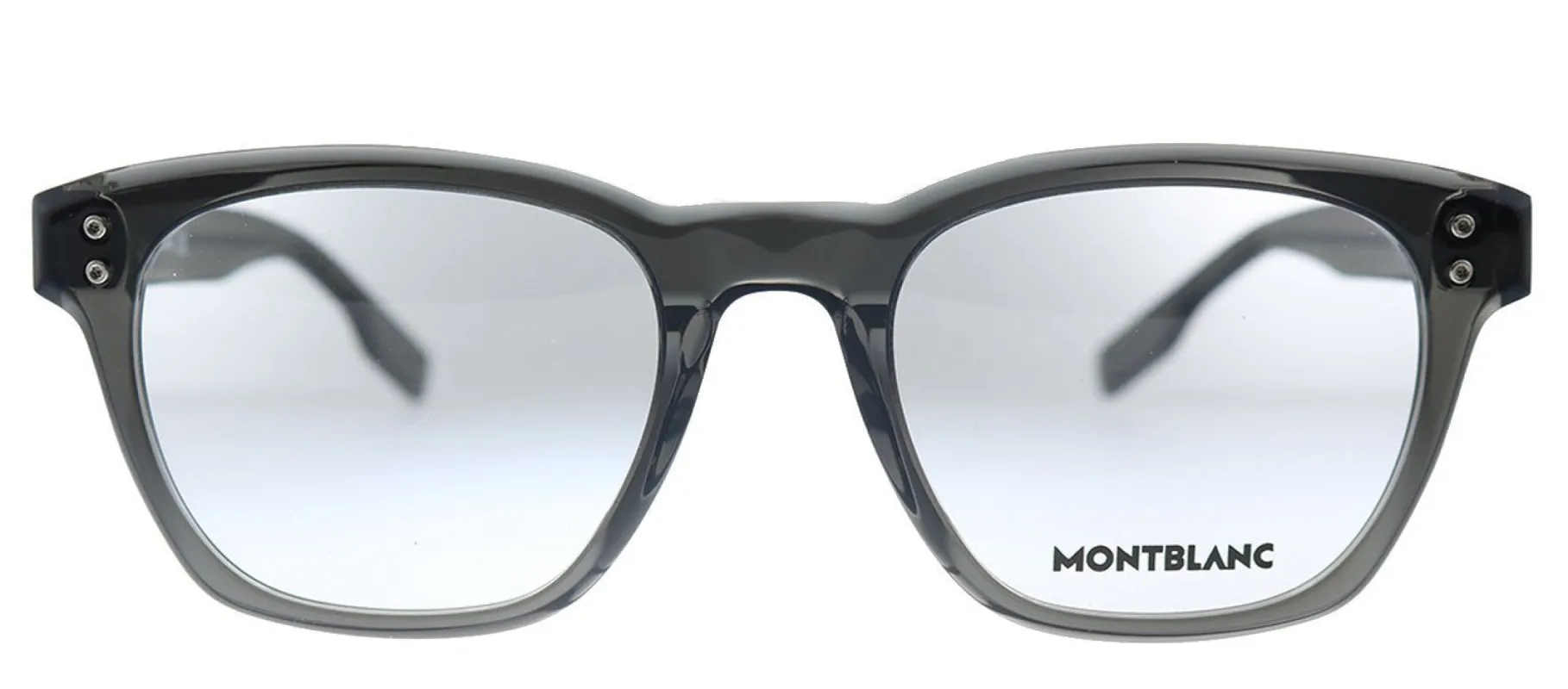 Montblanc MB 0122O 003 Rectangle Acetate Grey Eyeglasses with Demo Lens sold by Gaffos