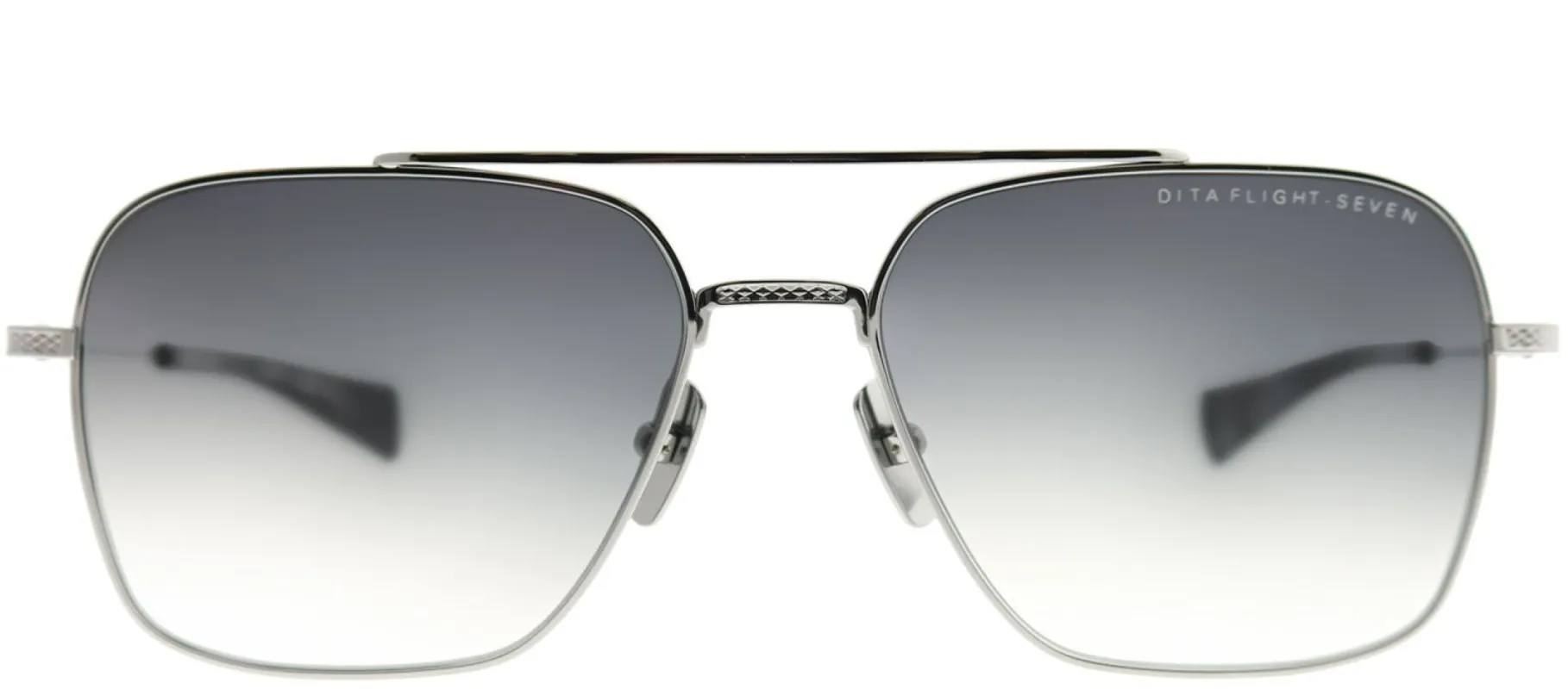 Dita DT DTS111-57-01 Aviator Metal Silver Sunglasses with Dark Grey Gradient AR Lens sold by Gaffos