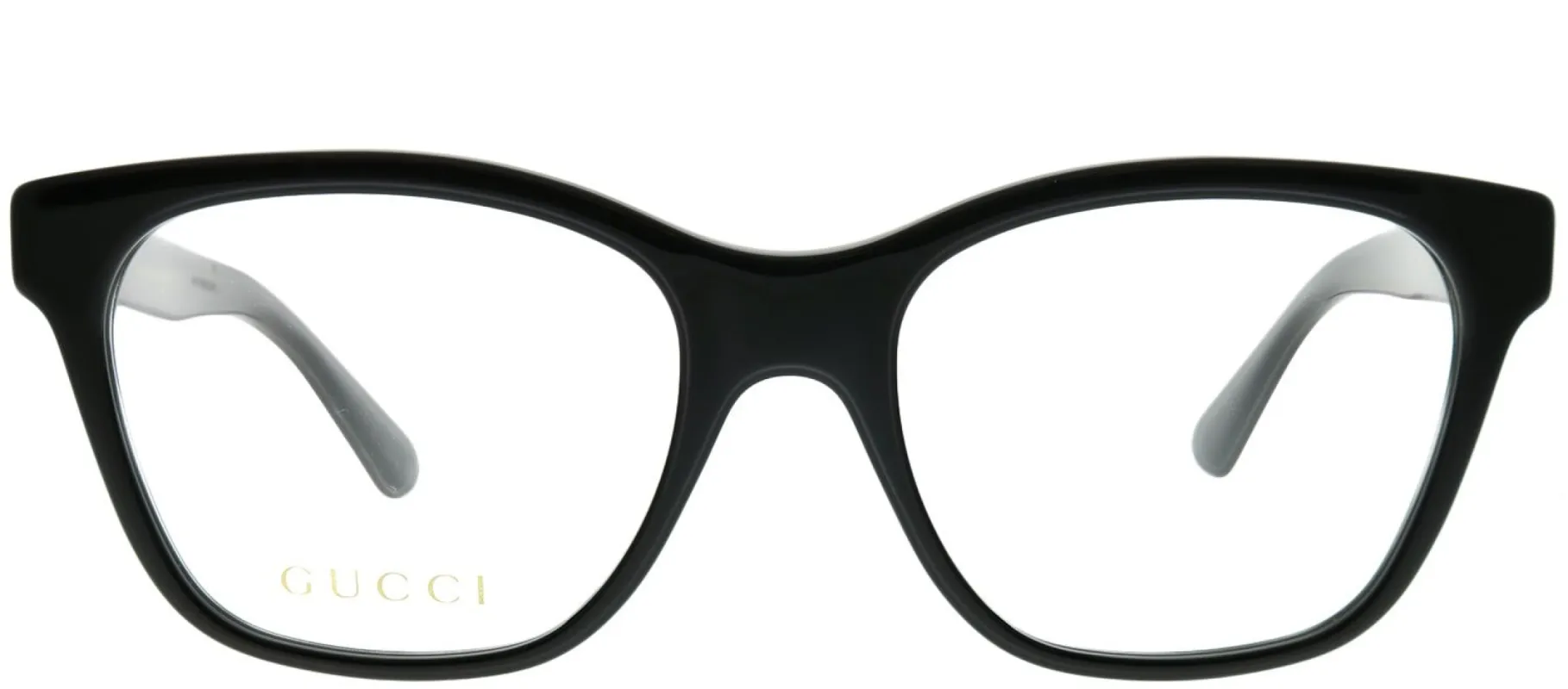 Gucci GG 0420O 001 Square Acetate Black Eyeglasses with Demo Lens sold by Gaffos