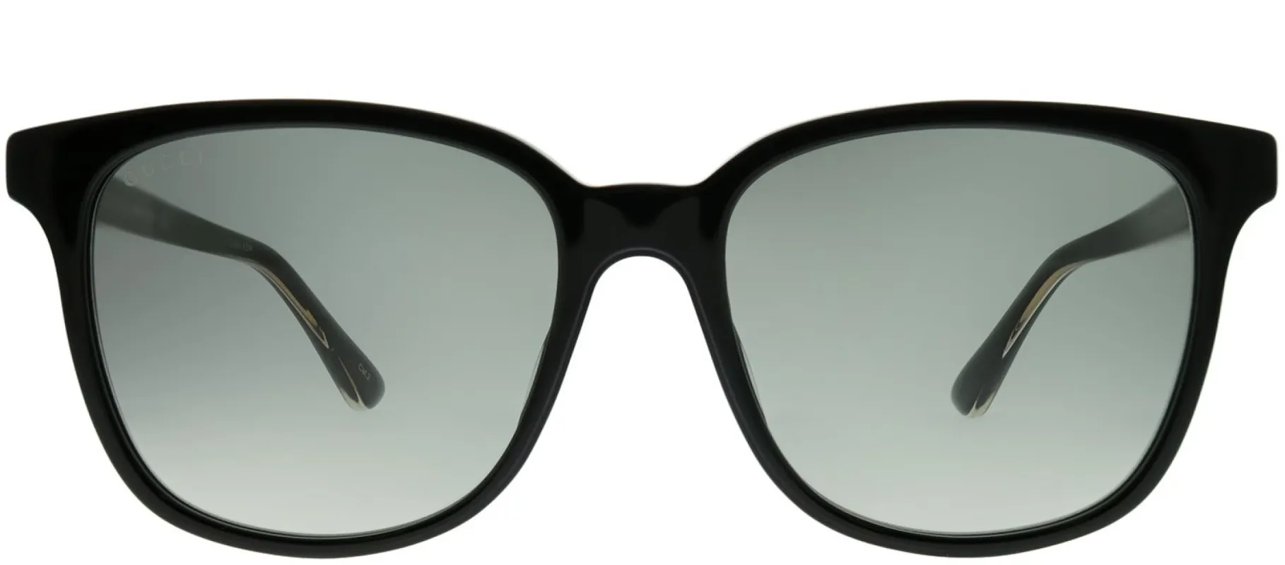 Gucci GG 0376S 001 Square Acetate Black Sunglasses with Grey Gradient Lens sold by Gaffos