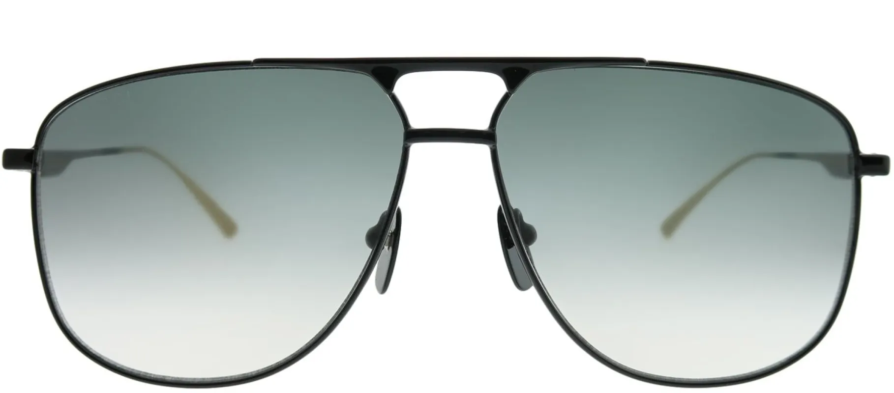 Gucci GG 0336S 002 Aviator Metal Black Sunglasses with Grey Gradient Lens sold by Gaffos