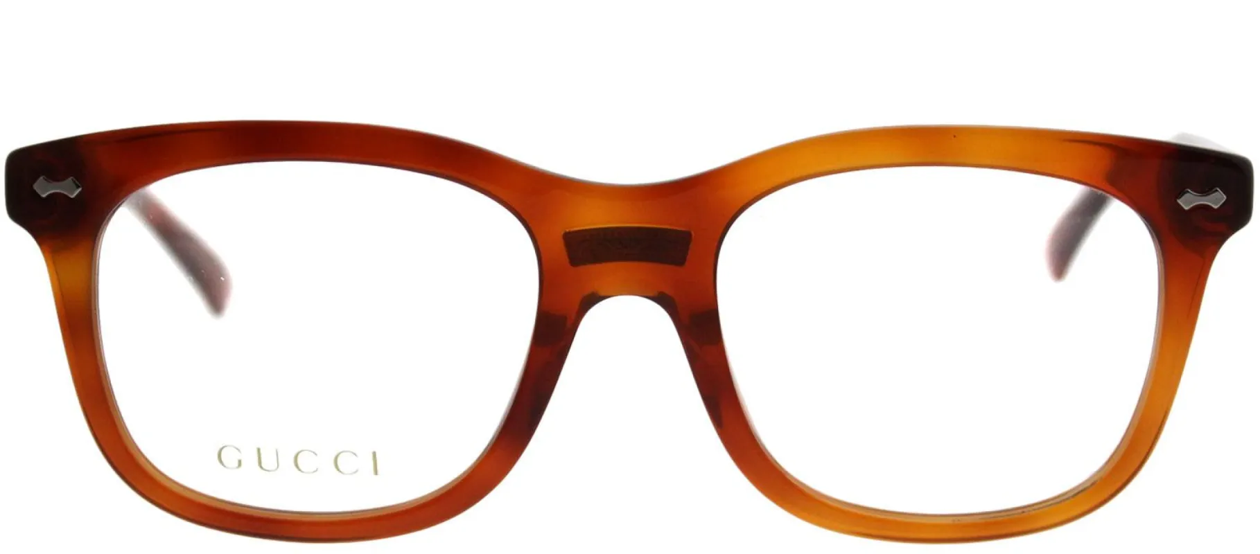 Gucci GG 0186OA 003 Square Acetate Tortoise/ Havana Eyeglasses with Demo Lens sold by Gaffos