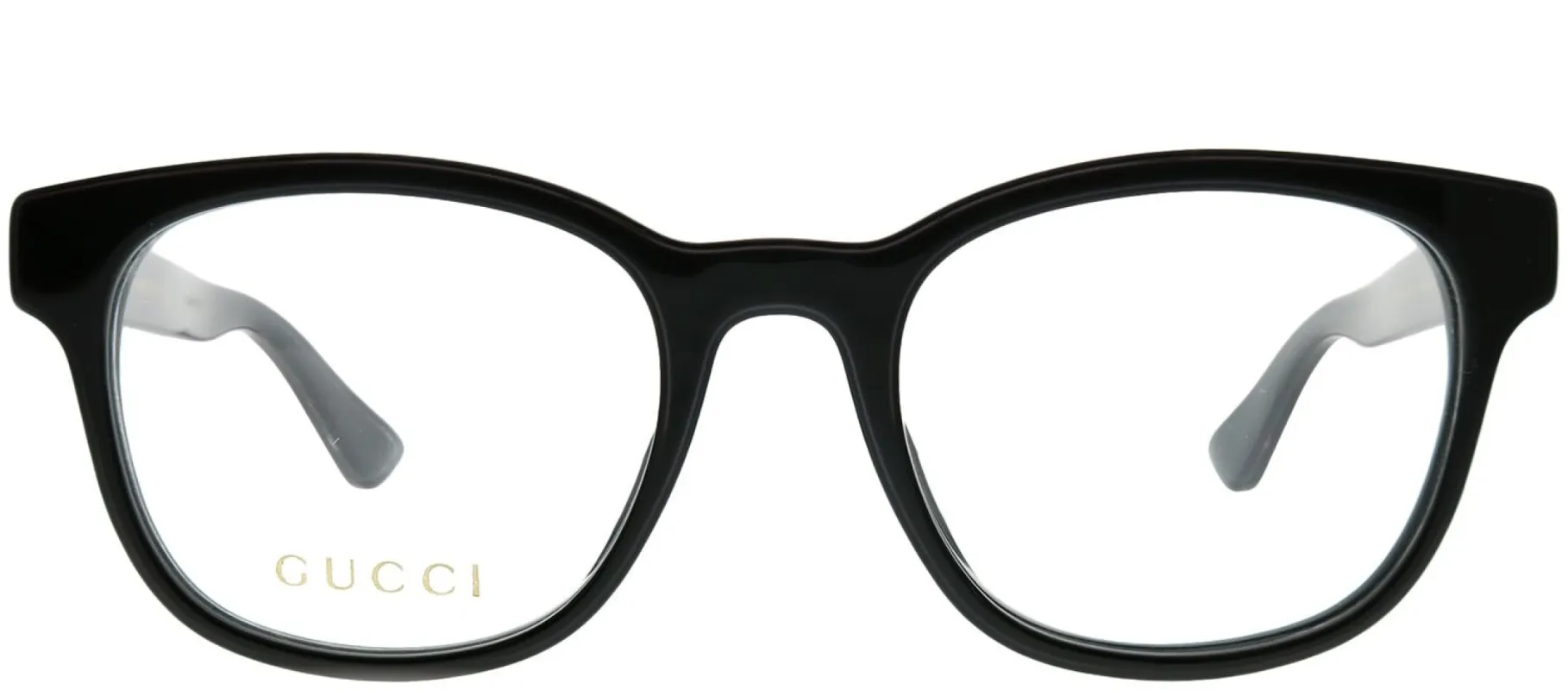 Gucci GG 0005O 001 Square Acetate Black Eyeglasses with Demo Lens sold by Gaffos