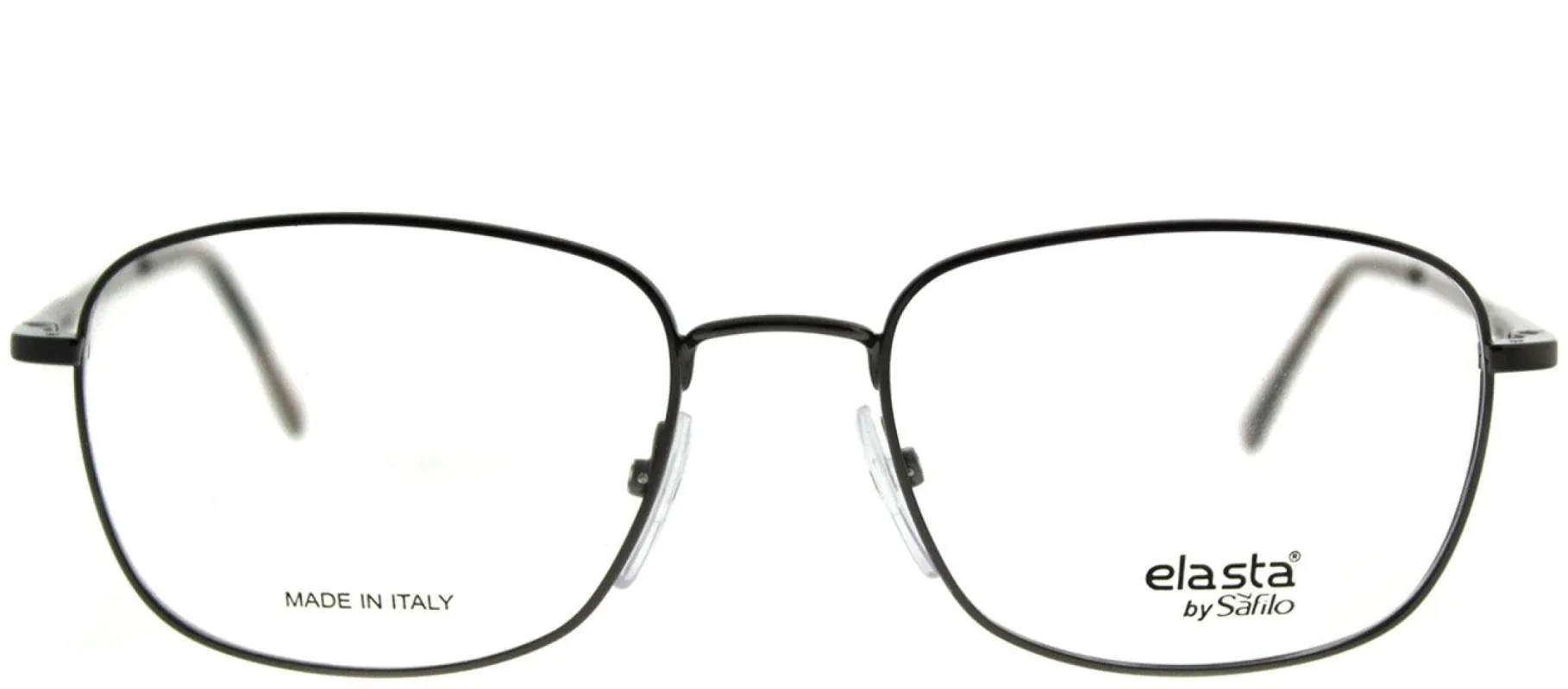 Elasta EL 7215 KJ1 Square Metal Ruthenium/ Gunmetal Eyeglasses with Demo Lens sold by Gaffos