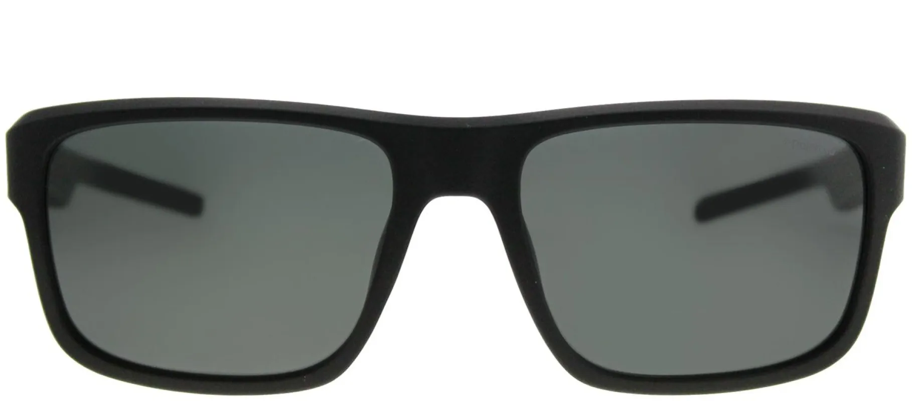 Polaroid PLD 3018/S DL5 Y2 Rectangle Plastic Black Sunglasses with Grey Polarized Lens made by Gaffos
