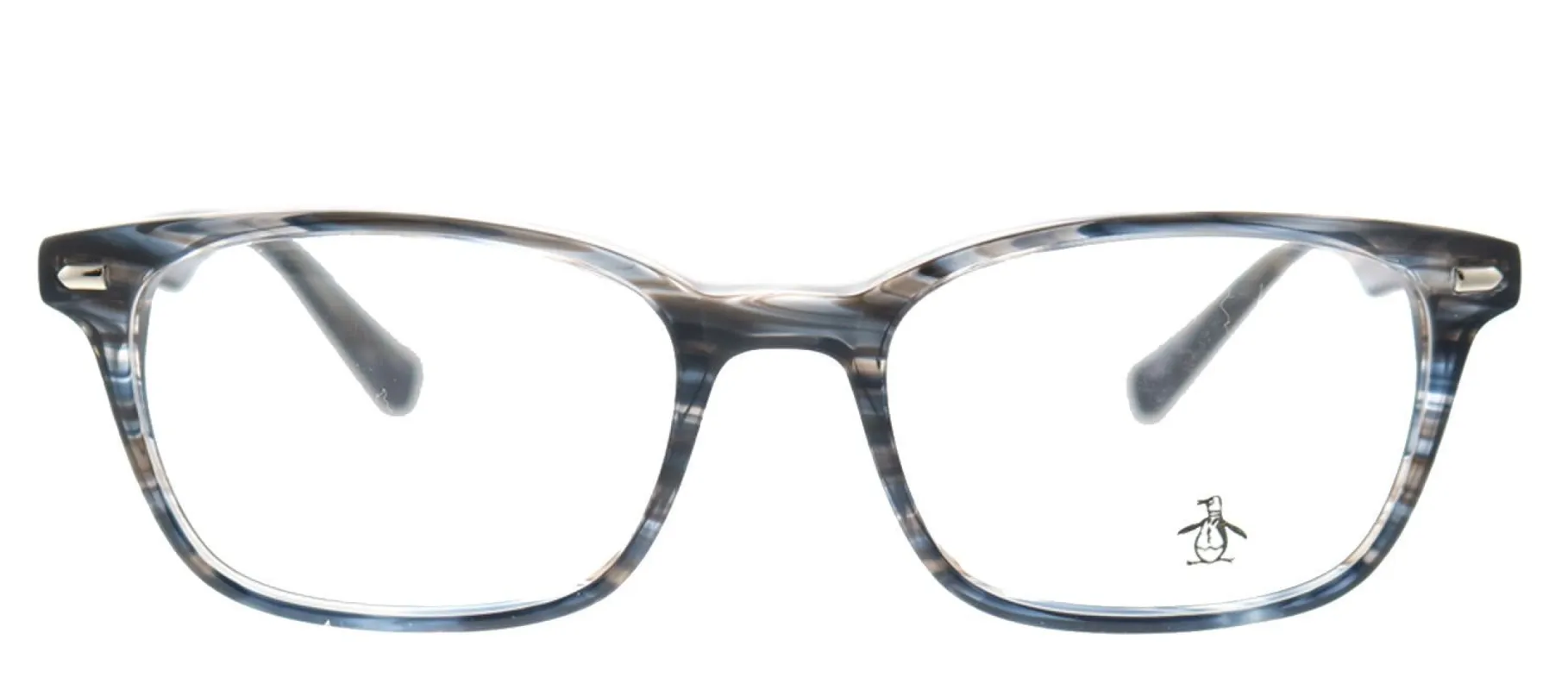 Original Penguin PE Clyde BL Rectangle Plastic Blue Eyeglasses with Demo Lens sold by Gaffos